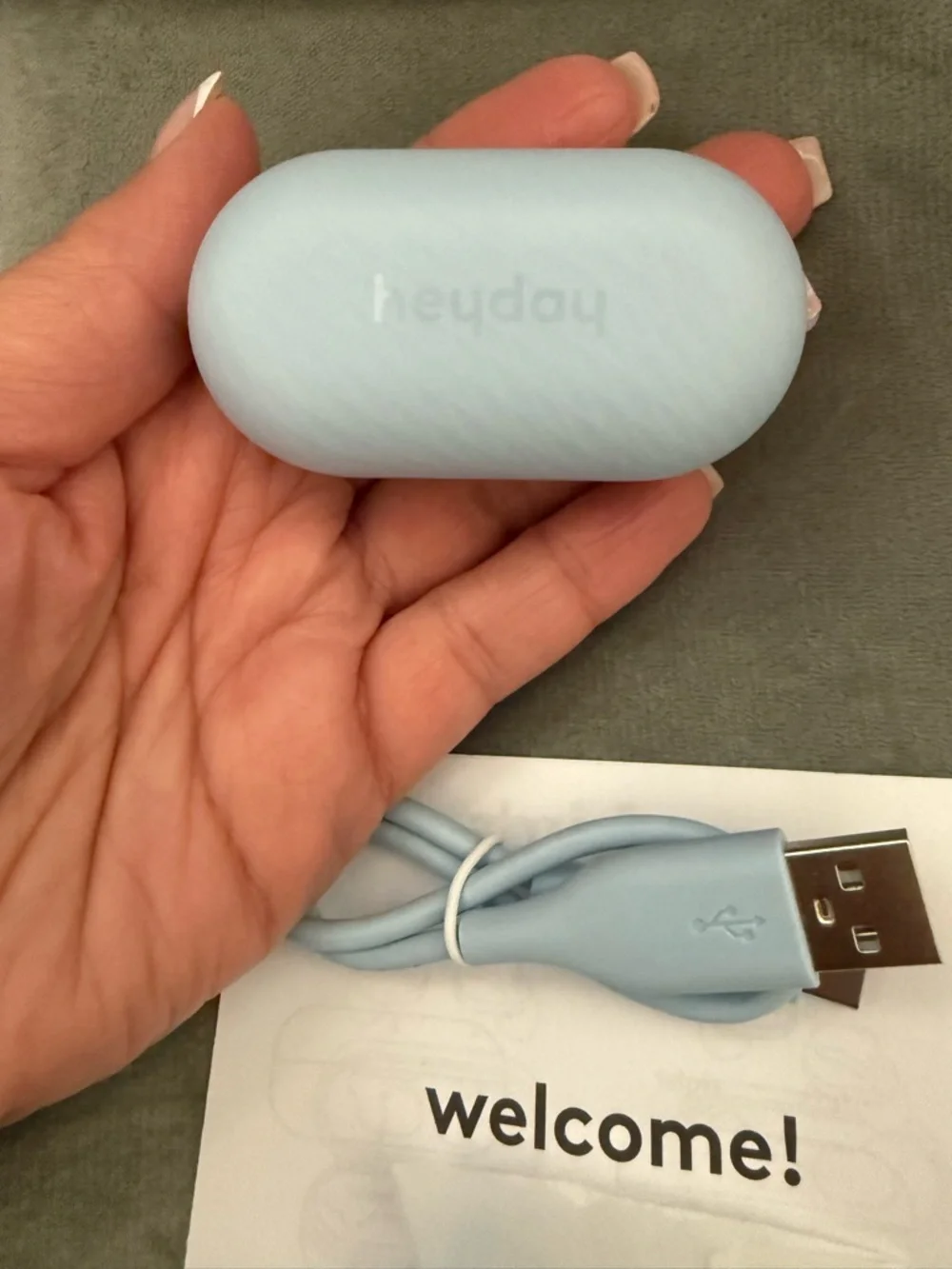 True Wireless Bluetooth Active Noise Cancelling Earbuds - heyday™ Sky Blue